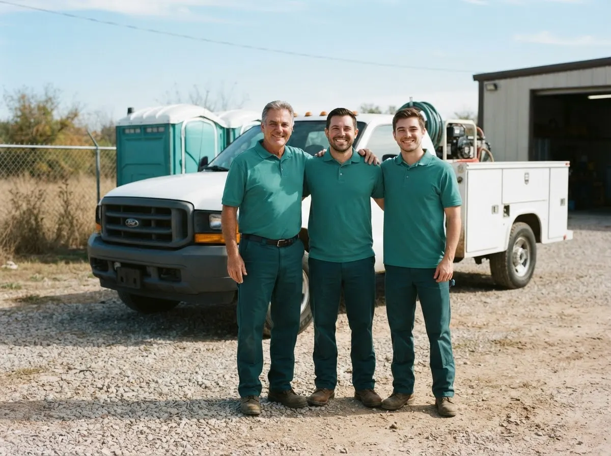 Summit Porta Potty Rentals portable toilet rentals team in Terrell, TX